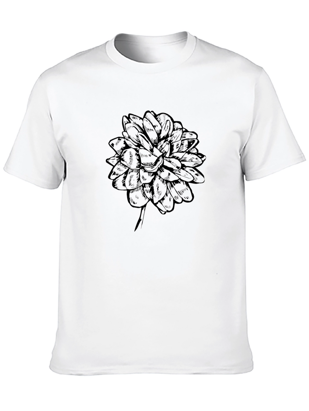 Black Floral Graphic Tee - Stylish Casual Wear