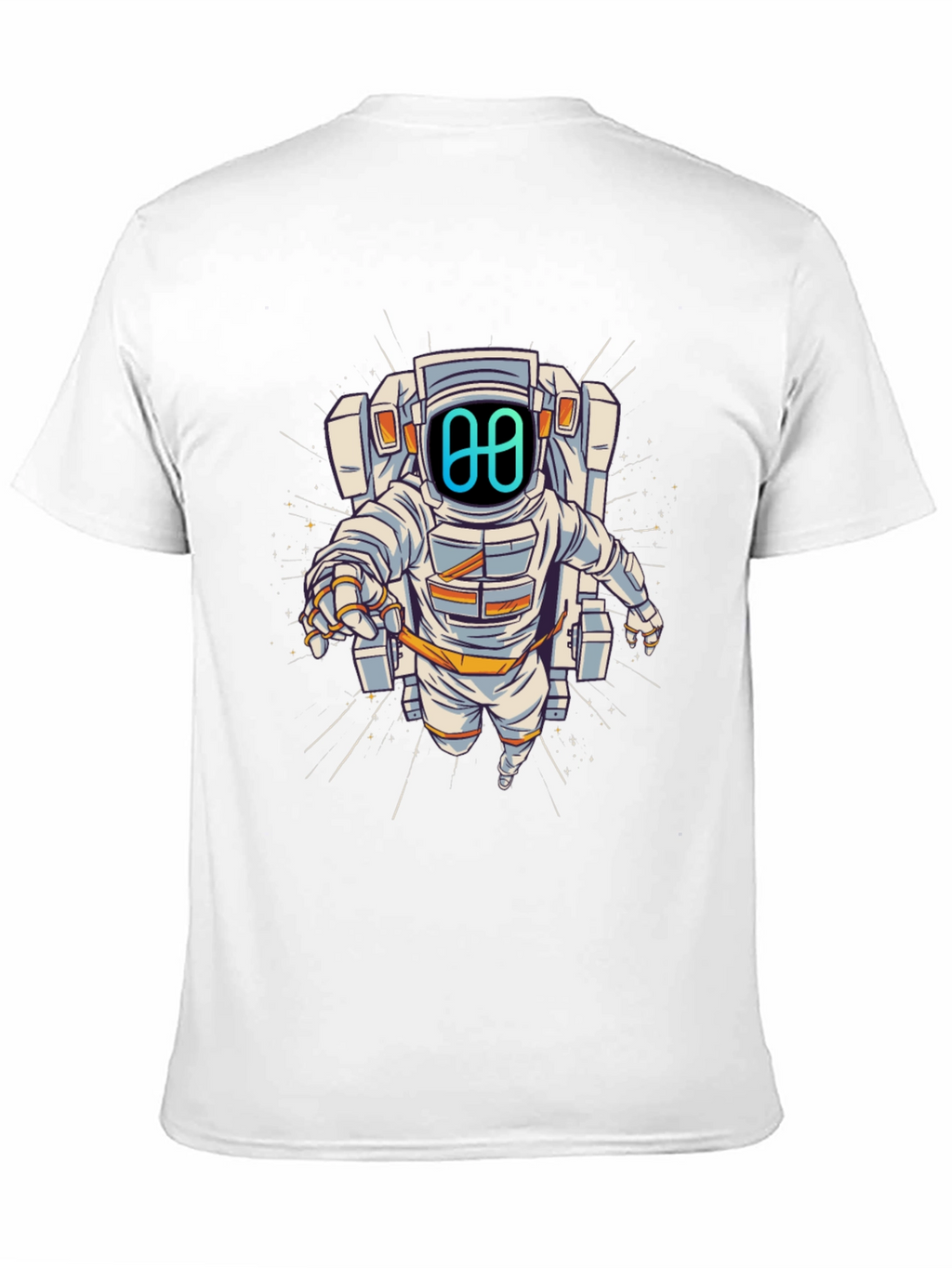 Astronaut Graphic Tee - Black Cotton Blend