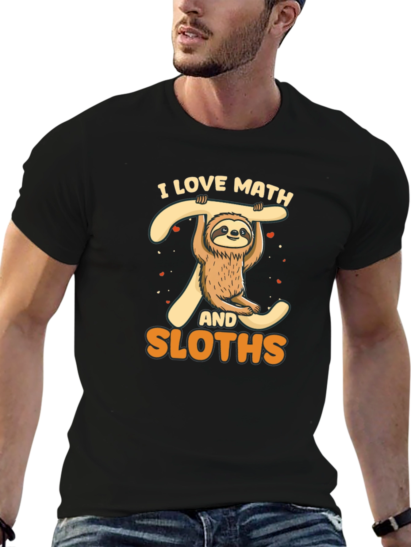I Love Math and Sloths T-Shirt