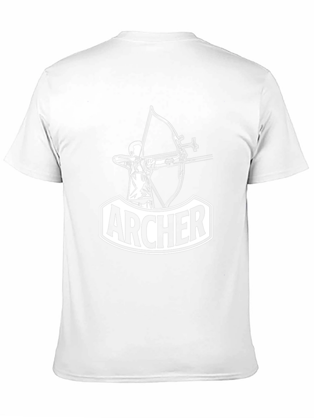 Archer Graphic Tee - Black Cotton T-Shirt