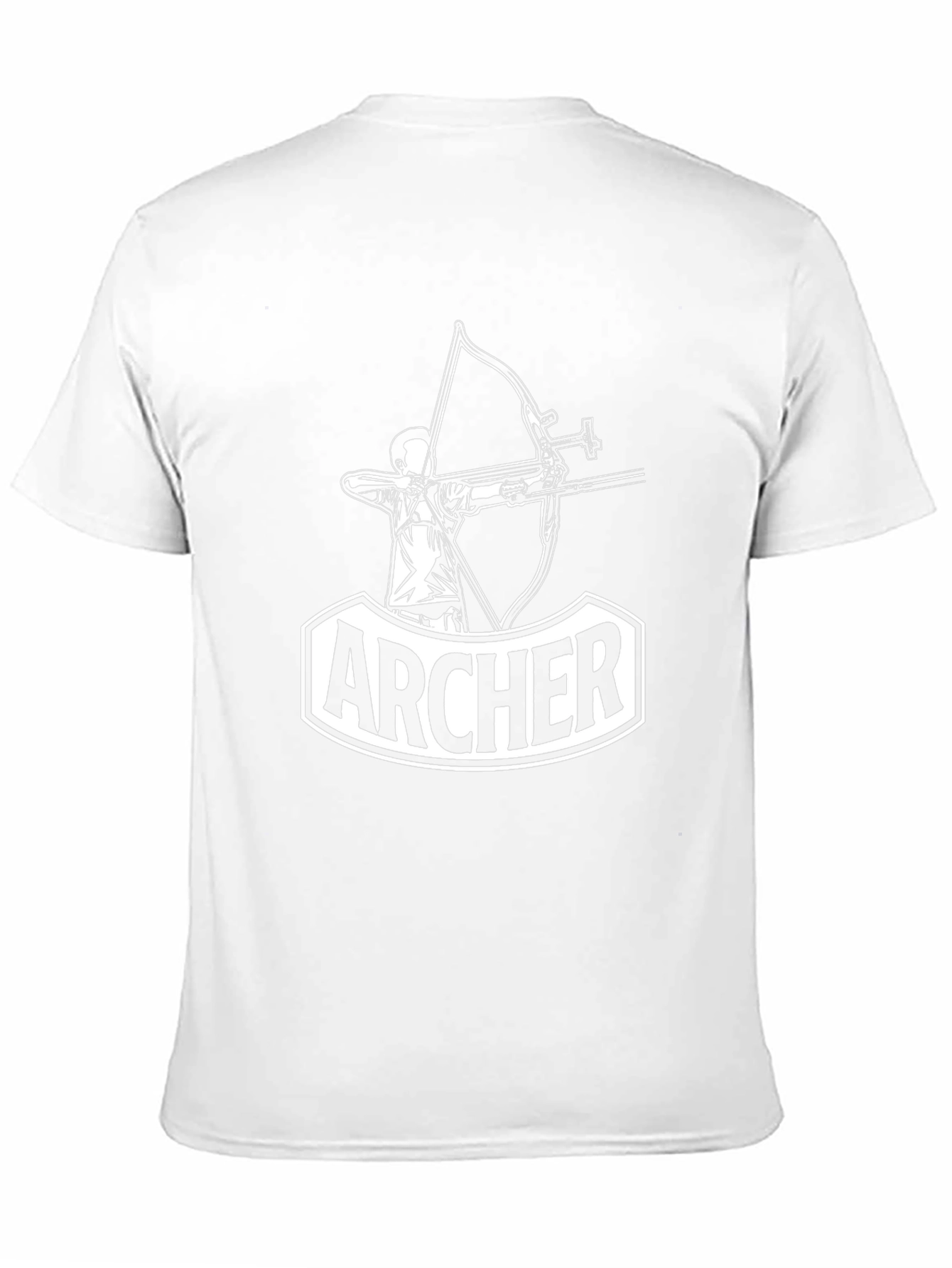 Archer Graphic Tee - Black Cotton T-Shirt