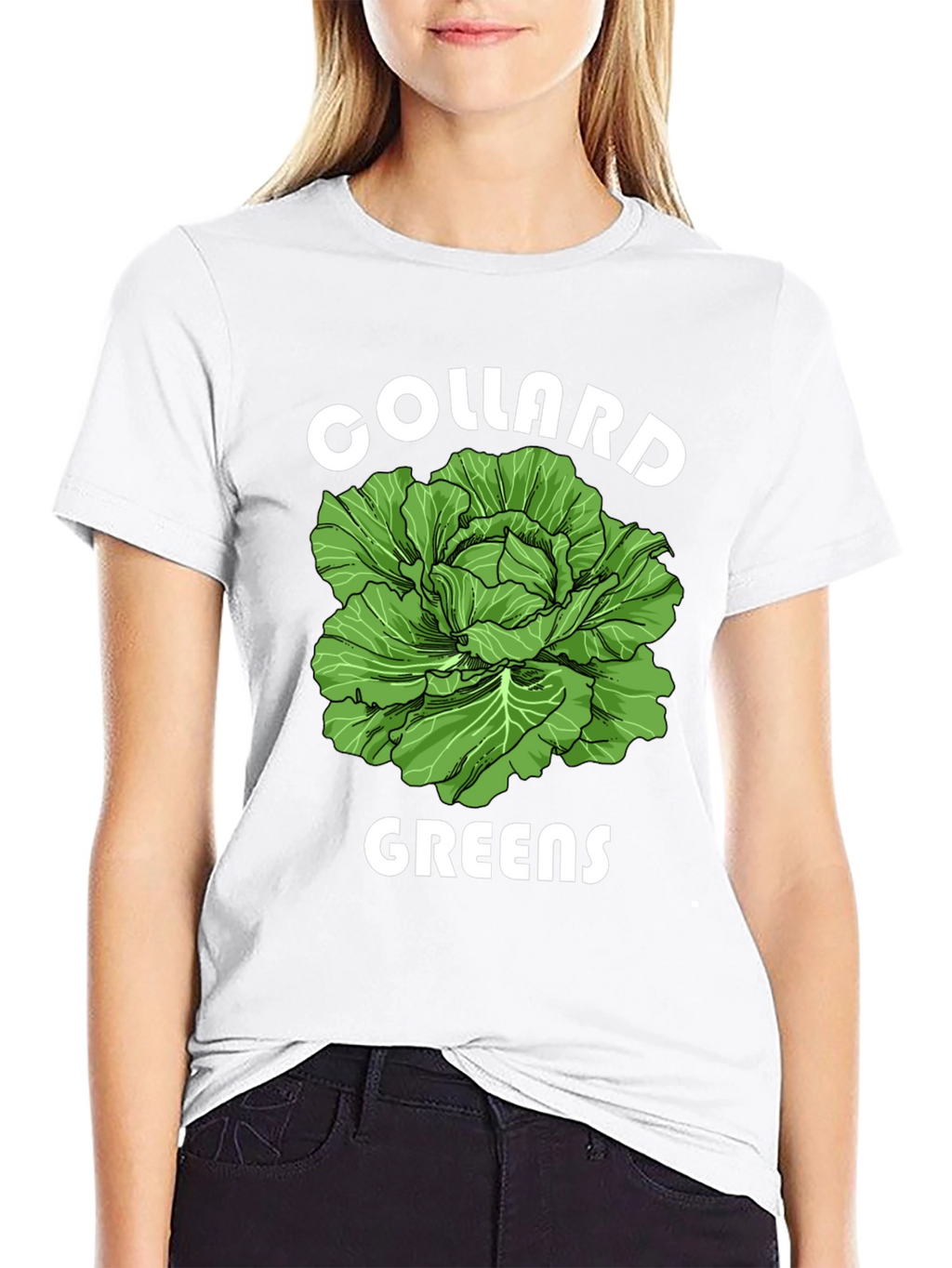 Collard Greens Graphic T-Shirt - Fresh Vegetable Tee