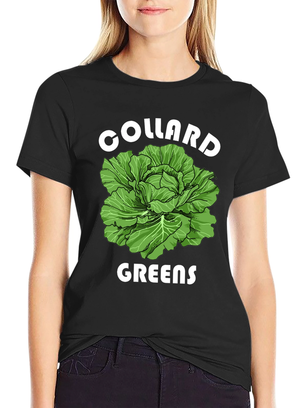 Collard Greens Graphic T-Shirt - Fresh Vegetable Tee