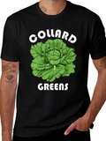 Collard Greens Graphic T-Shirt - Fresh Vegetable Tee