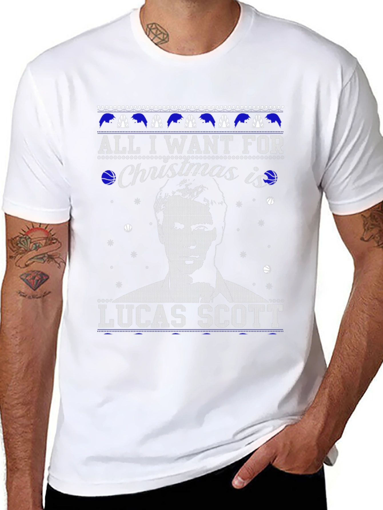 Lucas Scott Christmas T-Shirt - Holiday Gift