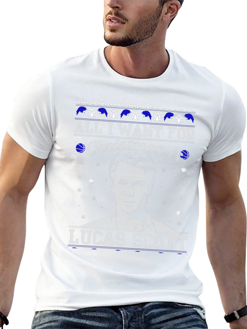 Lucas Scott Christmas T-Shirt - Holiday Gift