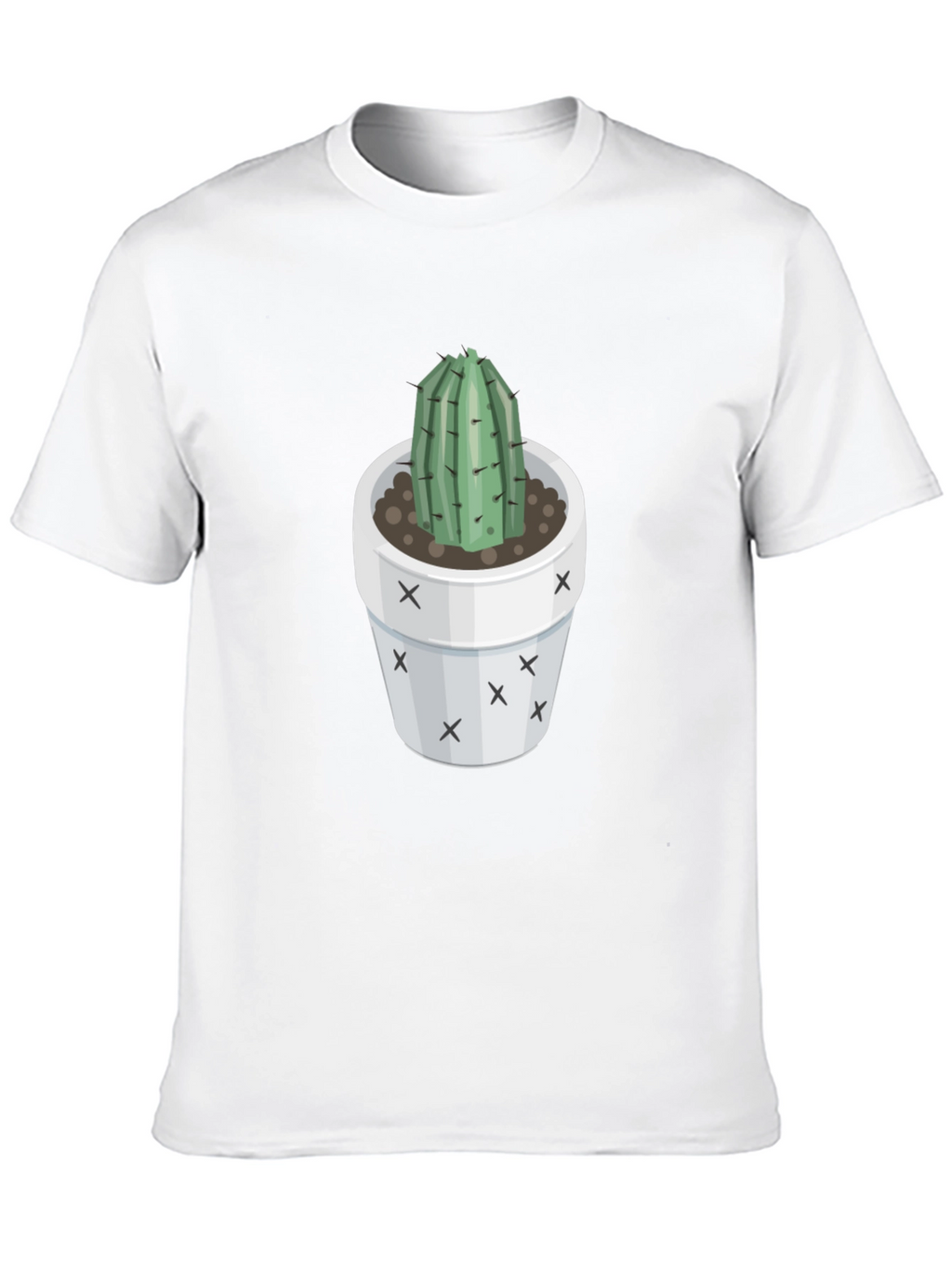 Trendy Cactus T-Shirt - Black Graphic Tee