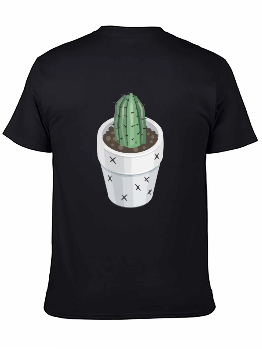 Trendy Cactus T-Shirt - Black Graphic Tee