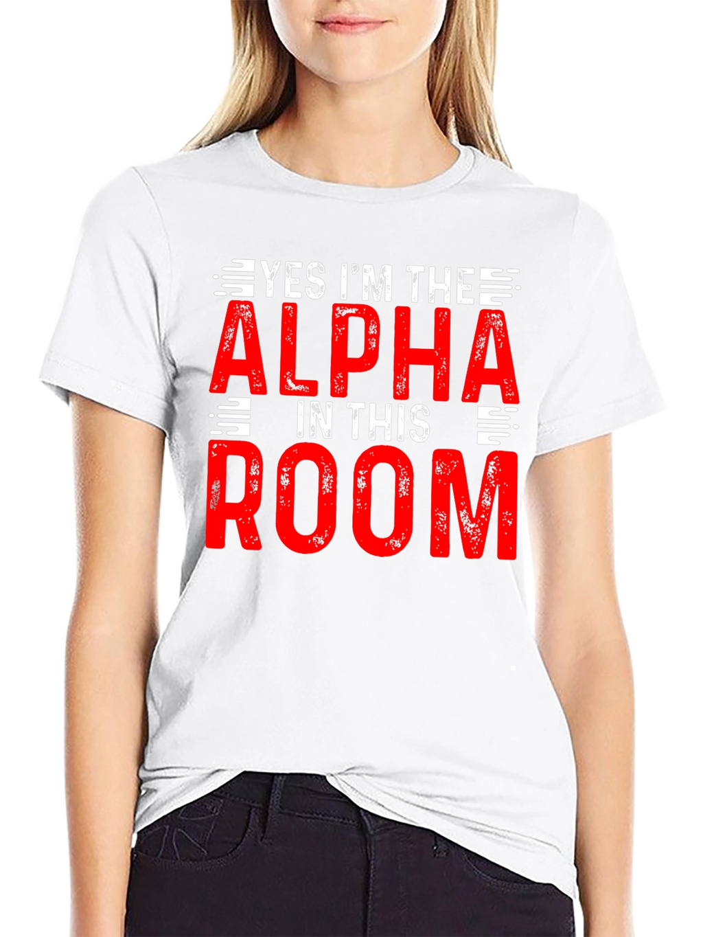 Alpha in the Room T-Shirt - Bold Statement Tee