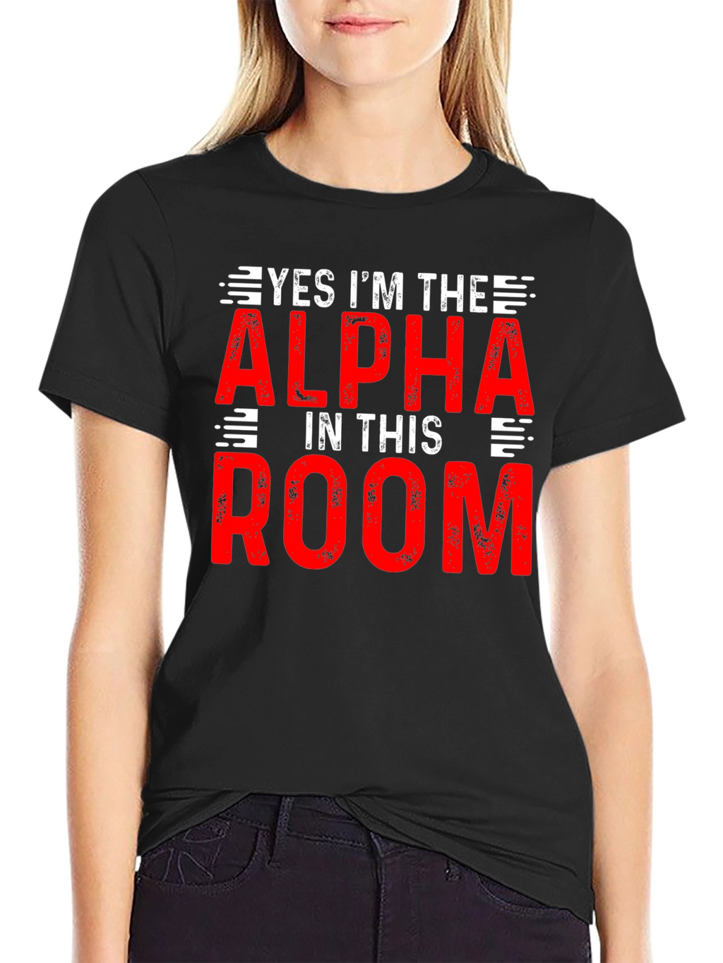 Alpha in the Room T-Shirt - Bold Statement Tee