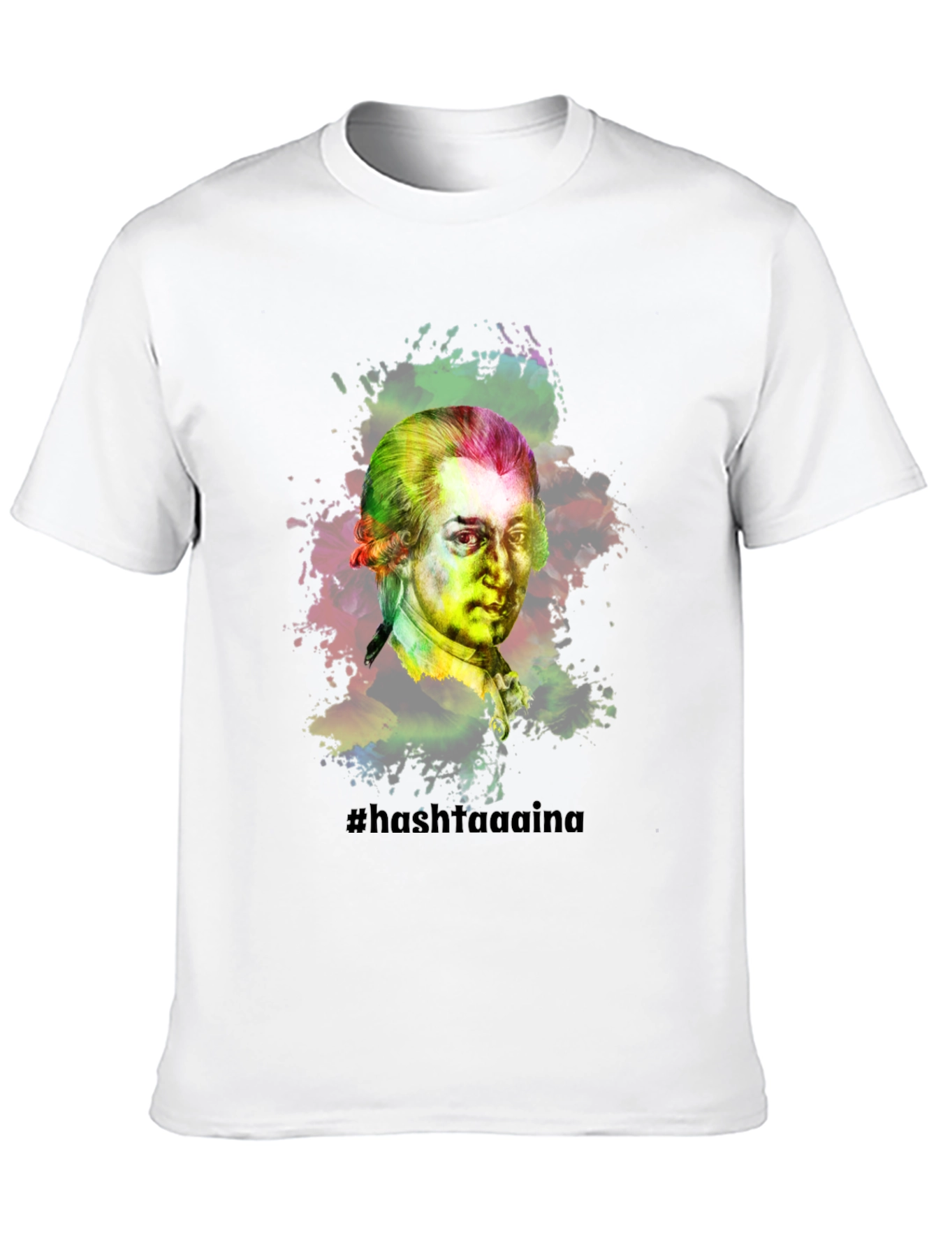 Mozart Watercolor T-Shirt - #hashtagagaina