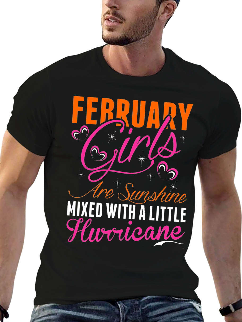 February Girls Sunshine Hurricane Graphic Tee