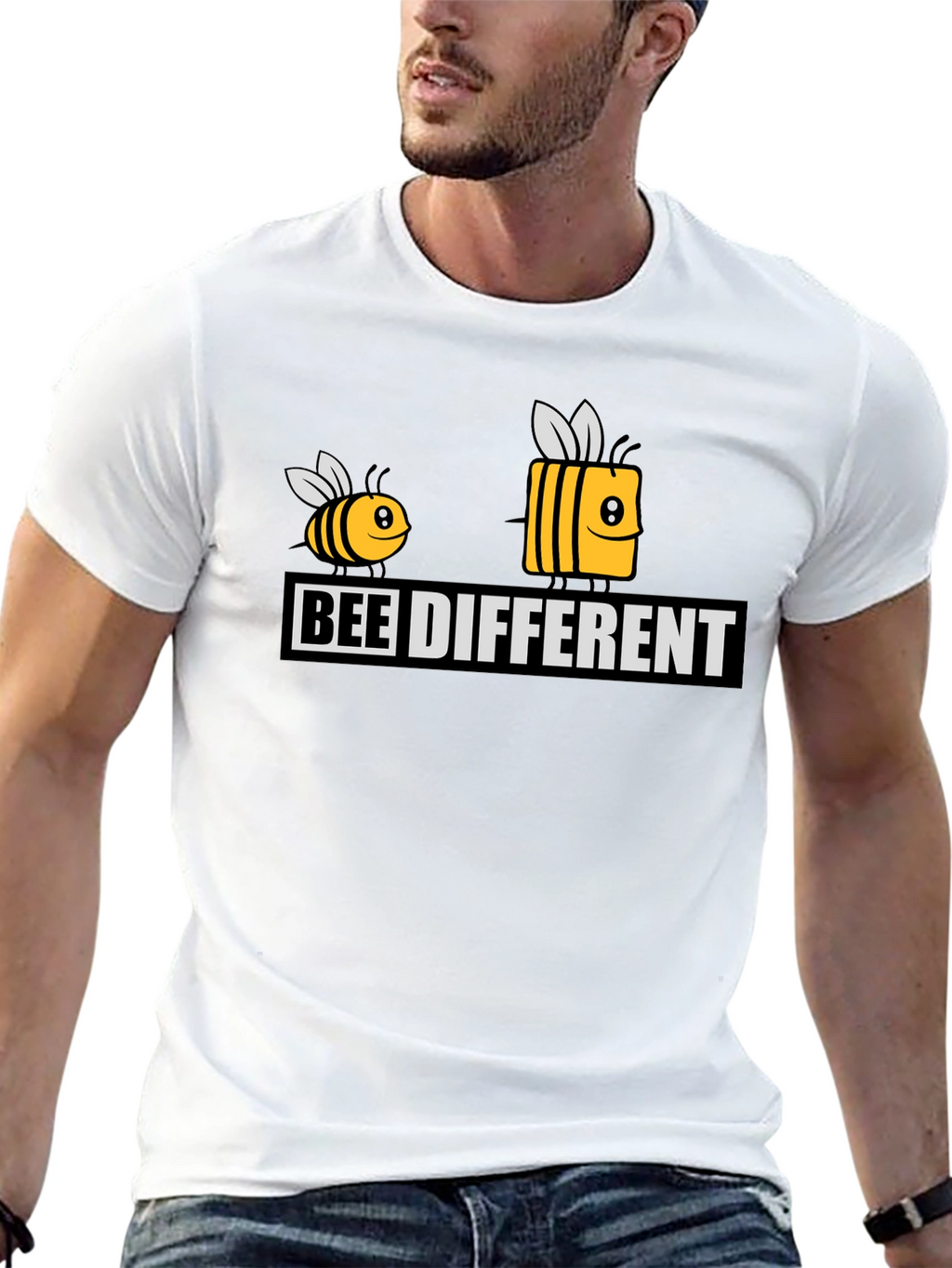 Bee Different Graphic Tee - Unique & Stylish!