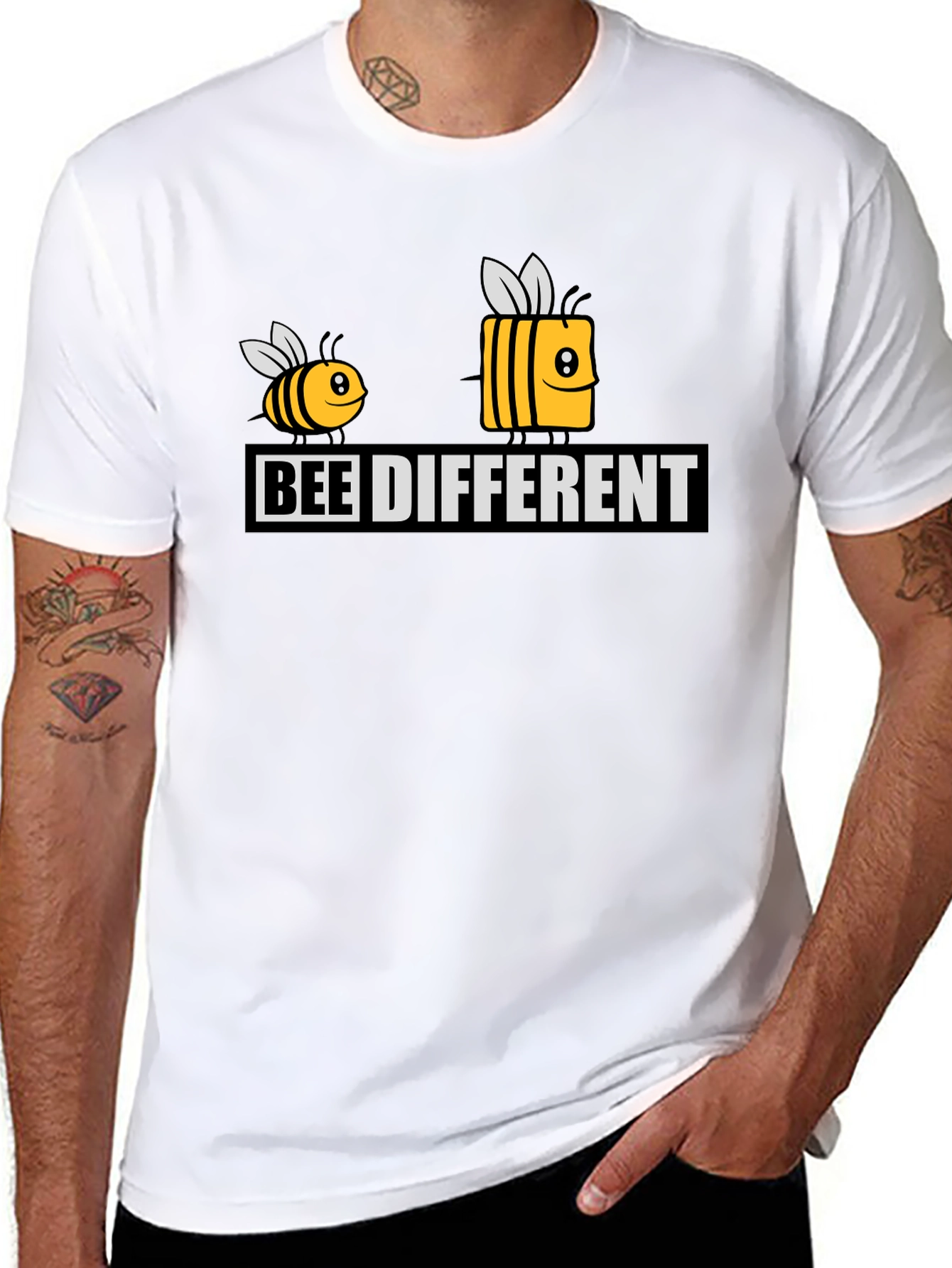 Bee Different Graphic Tee - Unique & Stylish!