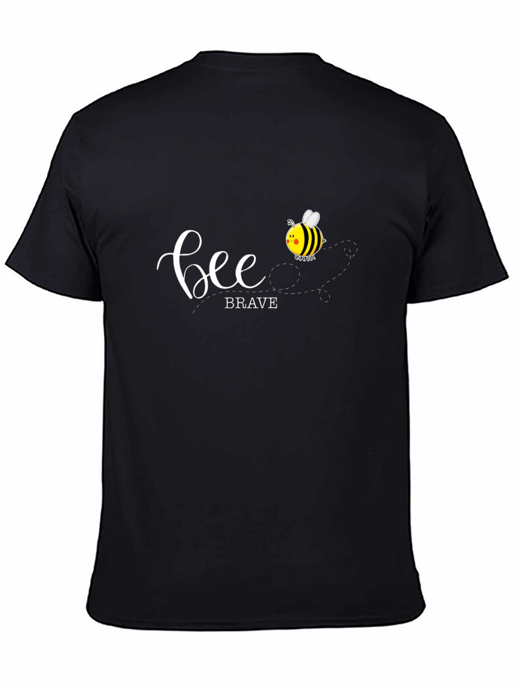 Bee Brave Graphic T-Shirt - Black