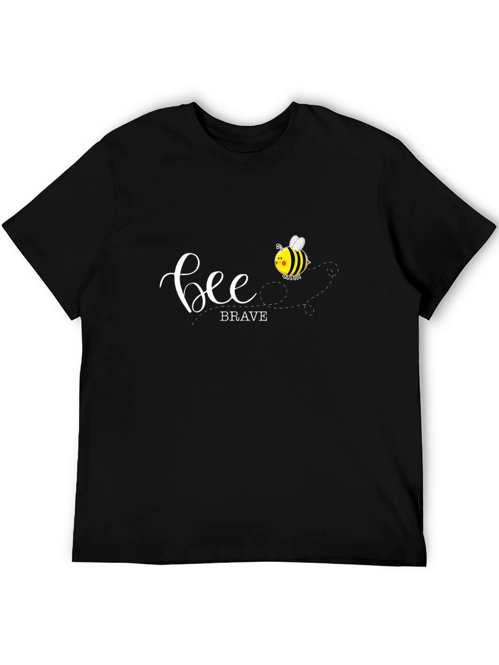 Bee Brave Graphic T-Shirt - Black