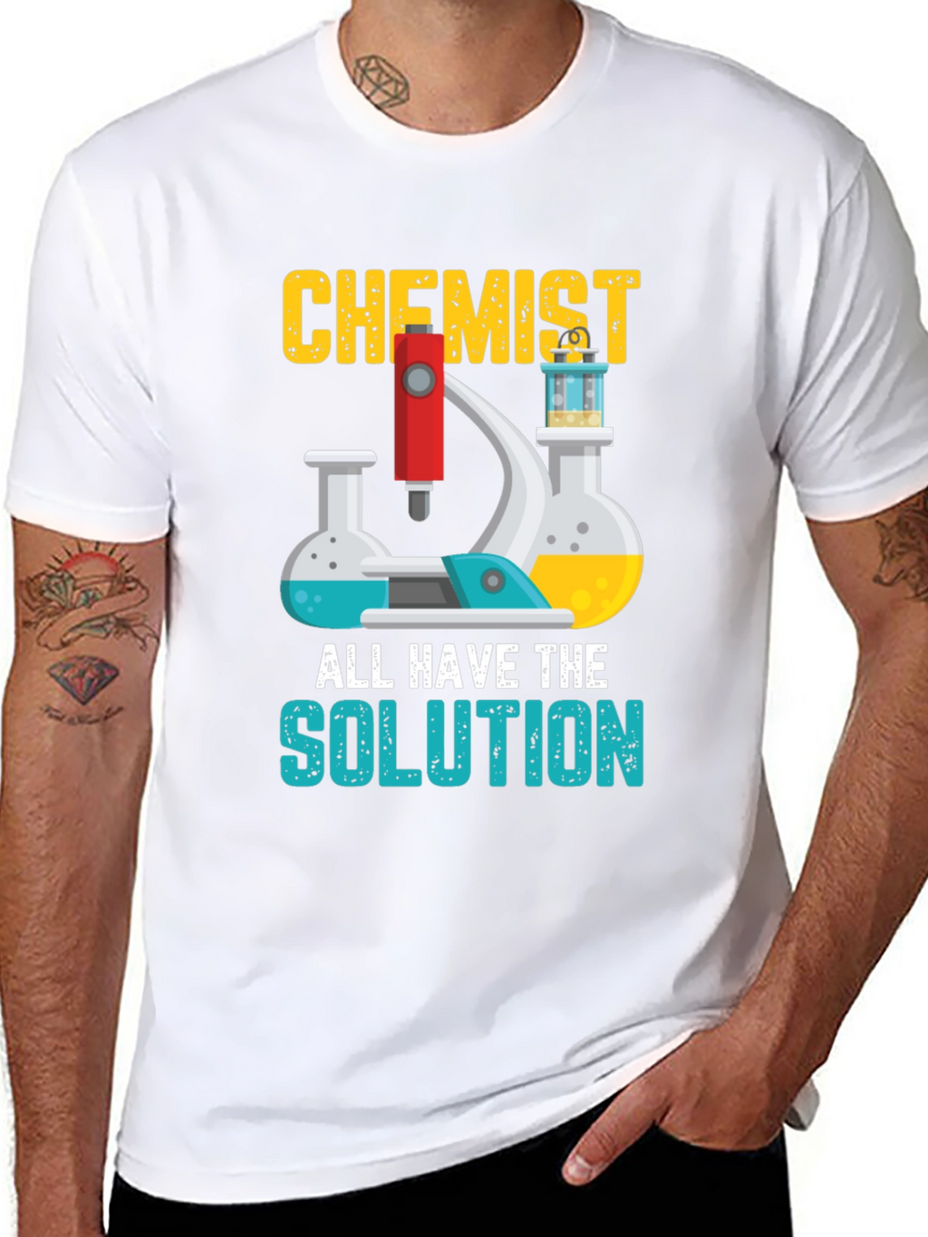 Chemist All Have The Solution Graphic T-Shirt