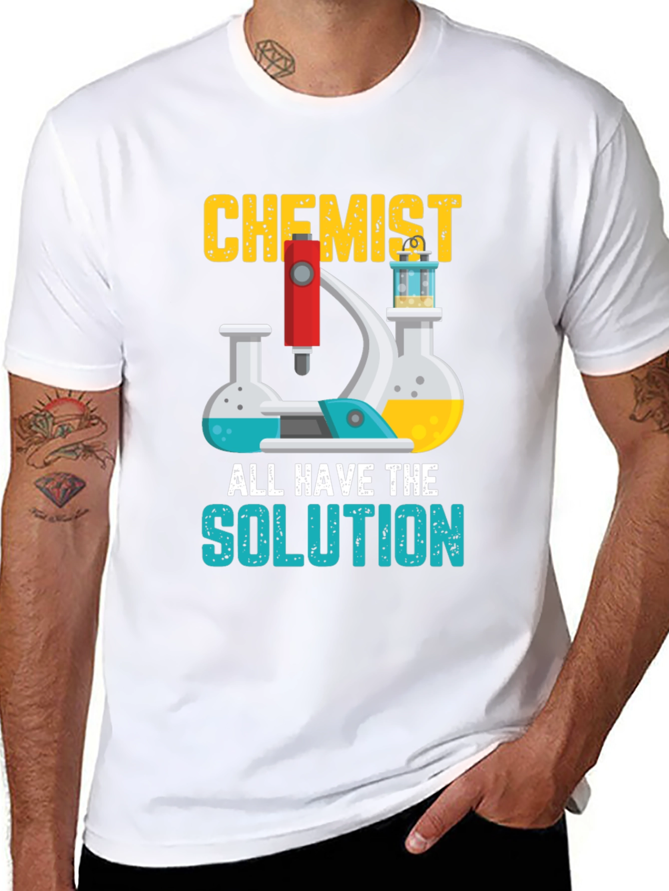 Chemist All Have The Solution Graphic T-Shirt