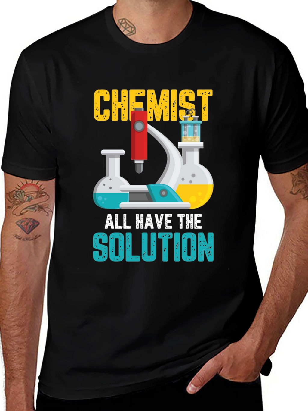 Chemist All Have The Solution Graphic T-Shirt