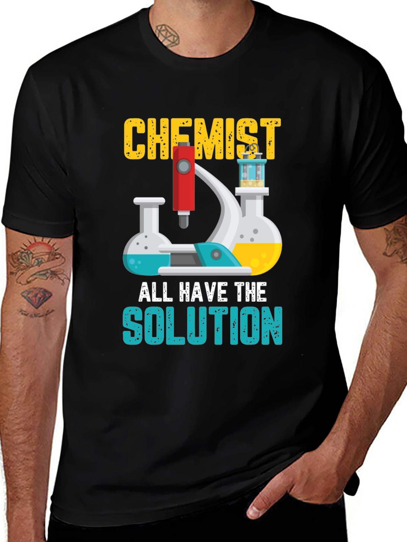Chemist All Have The Solution Graphic T-Shirt