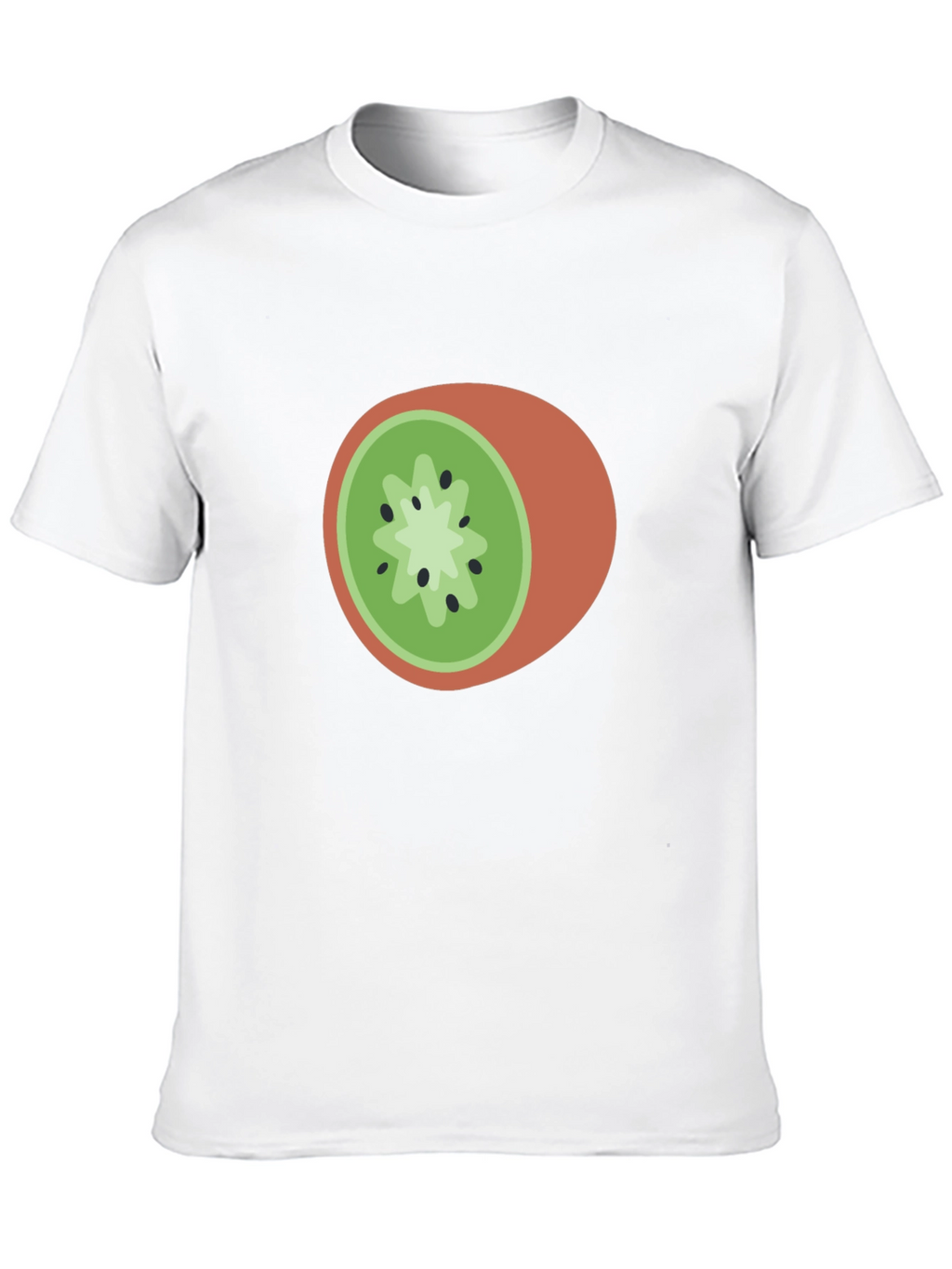 Kiwi Slice Graphic Tee - Casual Fruit Lovers T-Shirt