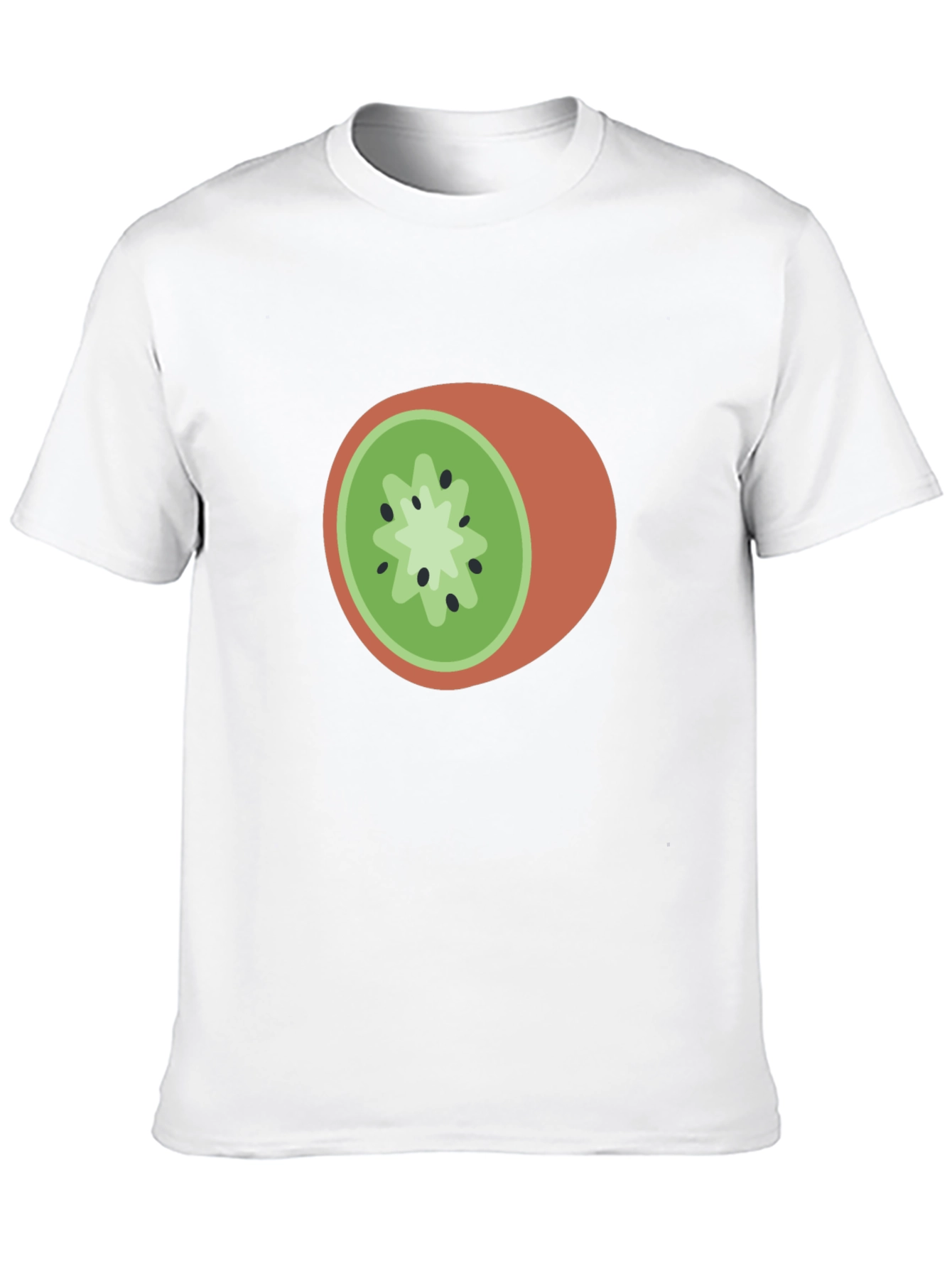 Kiwi Slice Graphic Tee - Casual Fruit Lovers T-Shirt