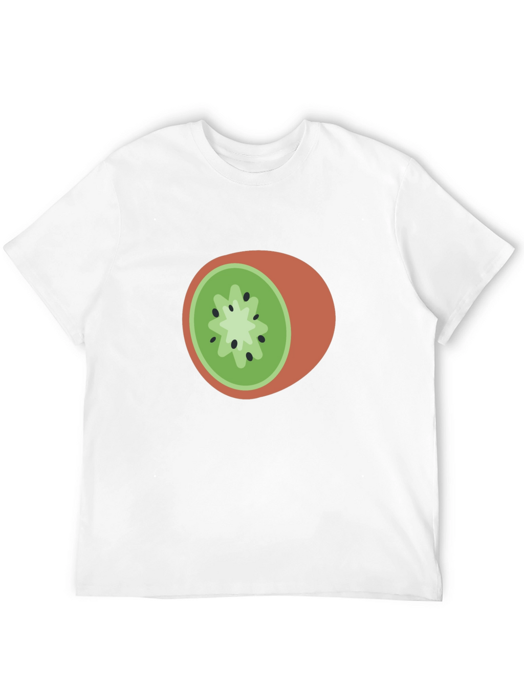 Kiwi Slice Graphic Tee - Casual Fruit Lovers T-Shirt