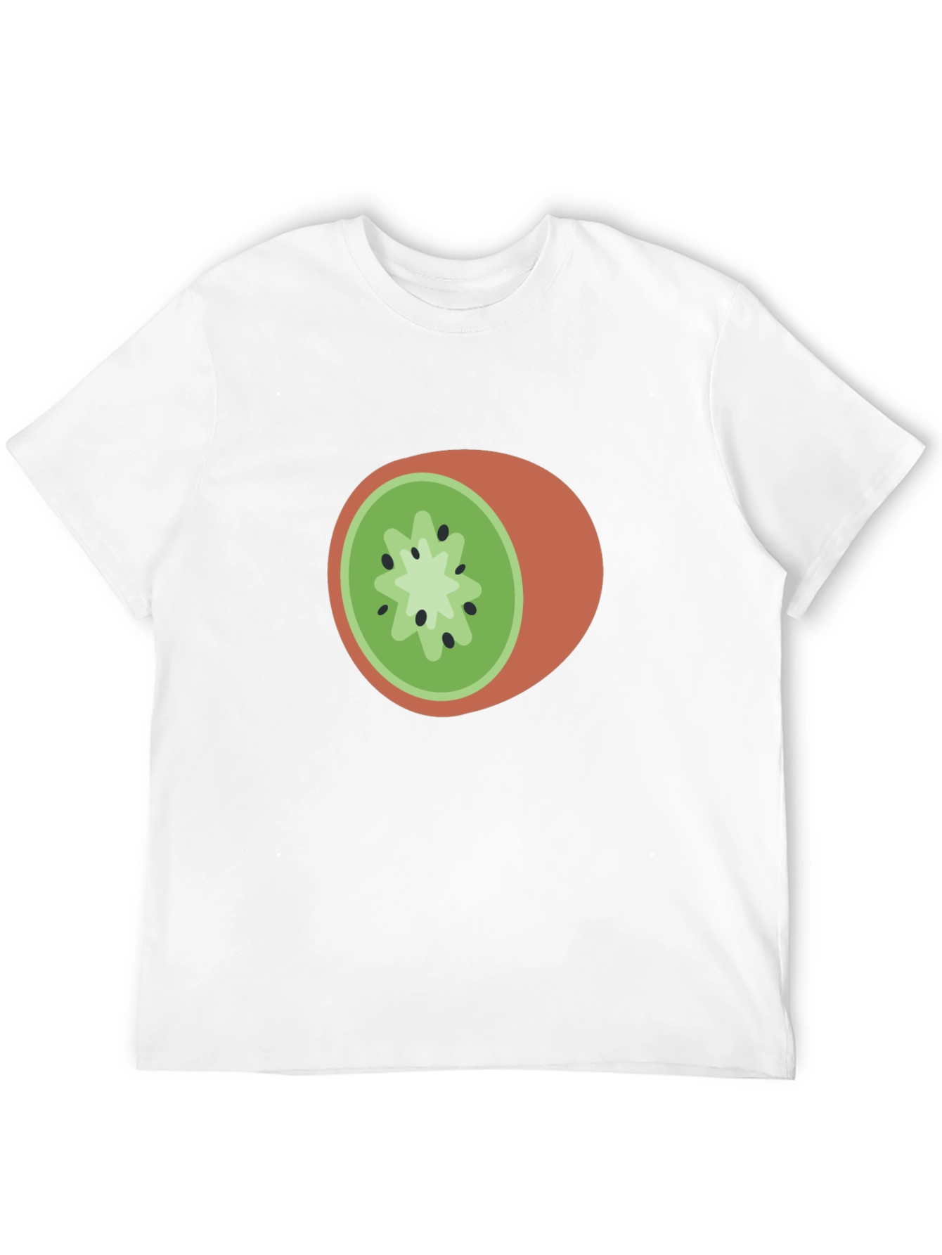 Kiwi Slice Graphic Tee - Casual Fruit Lovers T-Shirt