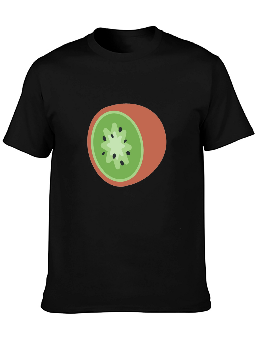 Kiwi Slice Graphic Tee - Casual Fruit Lovers T-Shirt