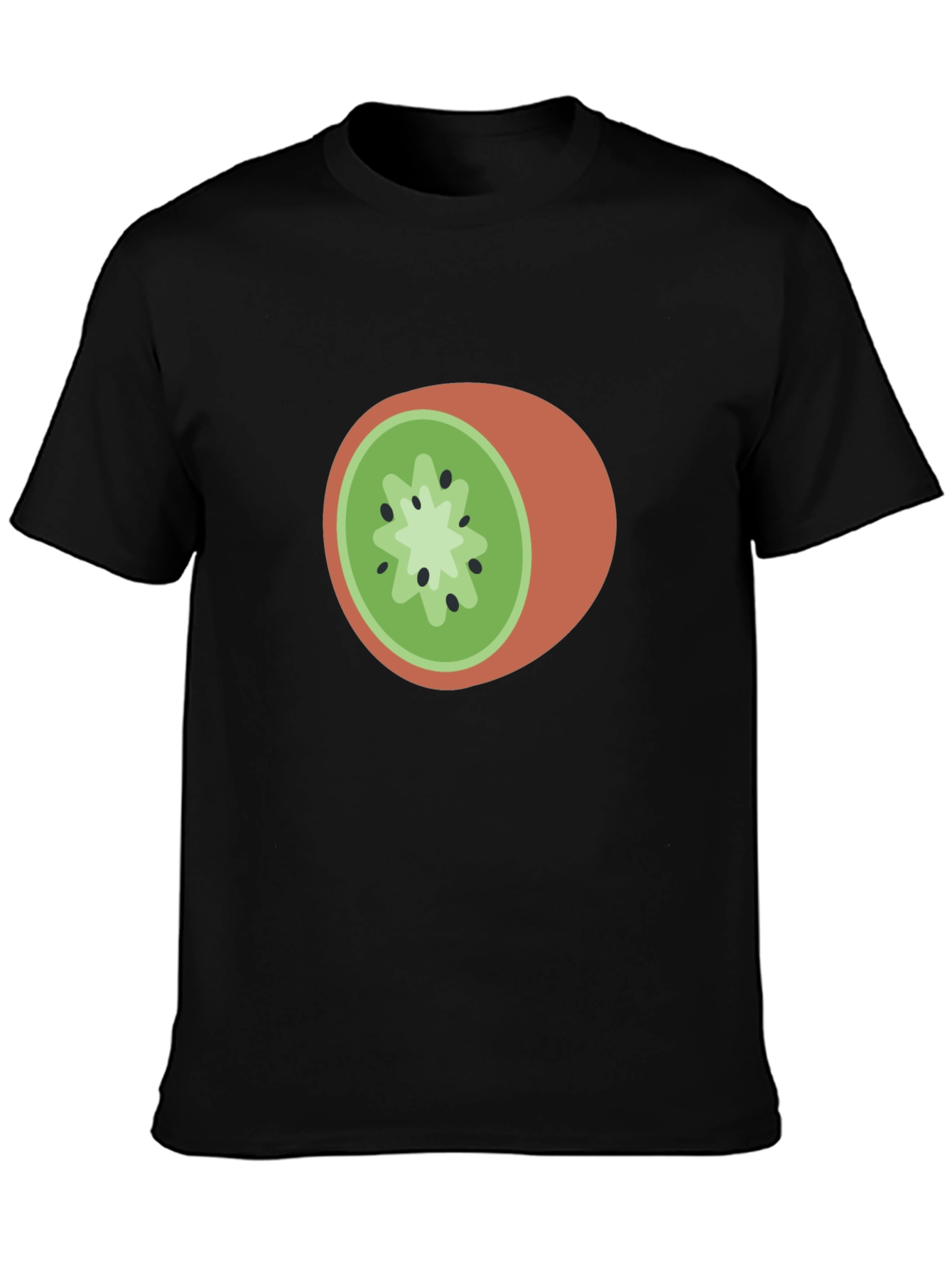 Kiwi Slice Graphic Tee - Casual Fruit Lovers T-Shirt