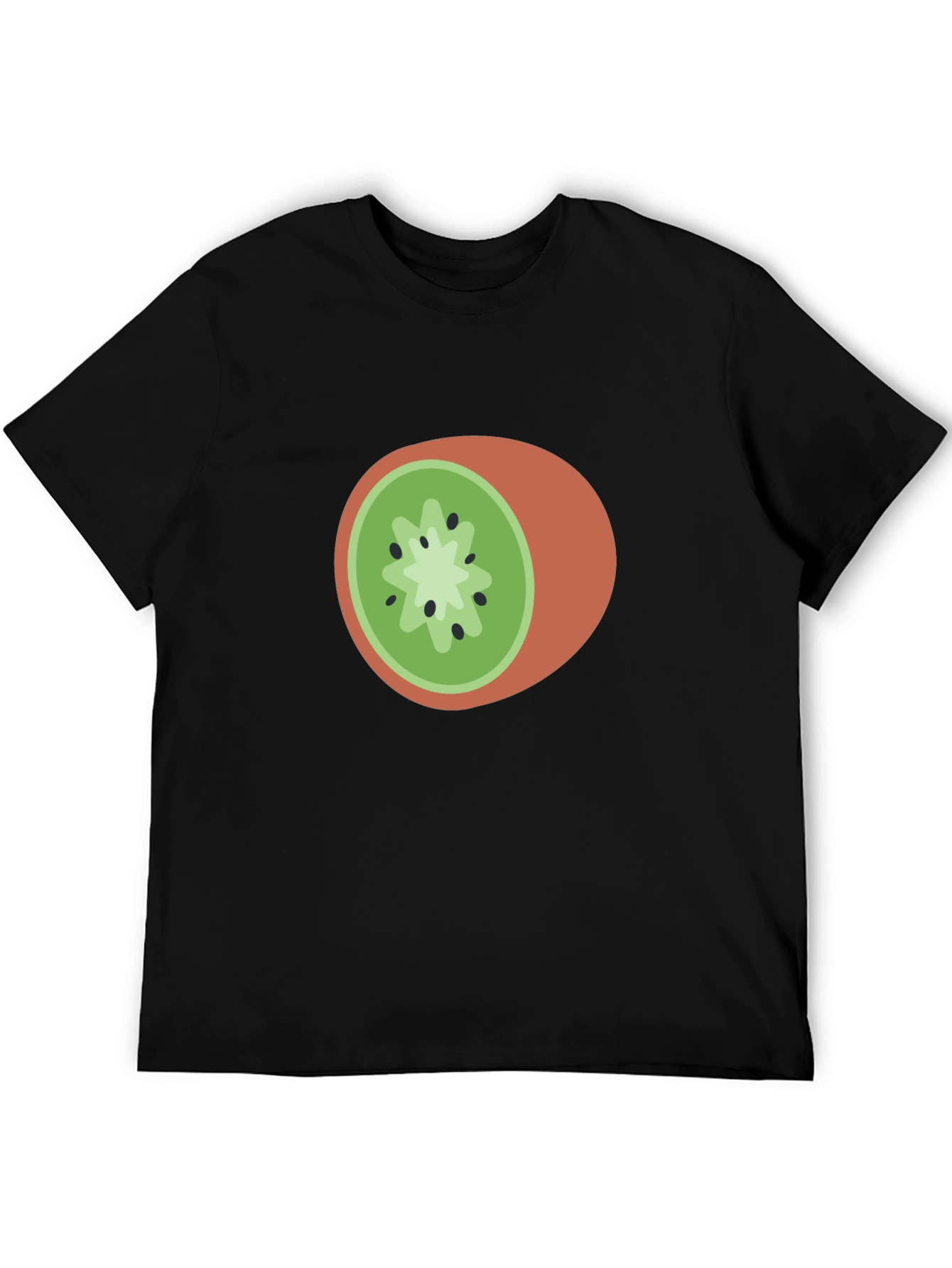 Kiwi Slice Graphic Tee - Casual Fruit Lovers T-Shirt