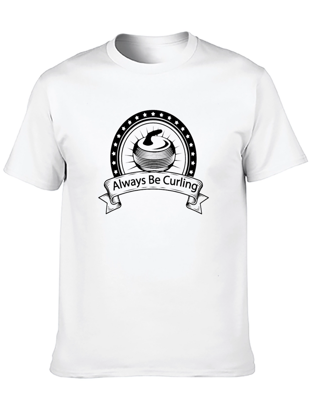 Always Be Curling Graphic T-Shirt