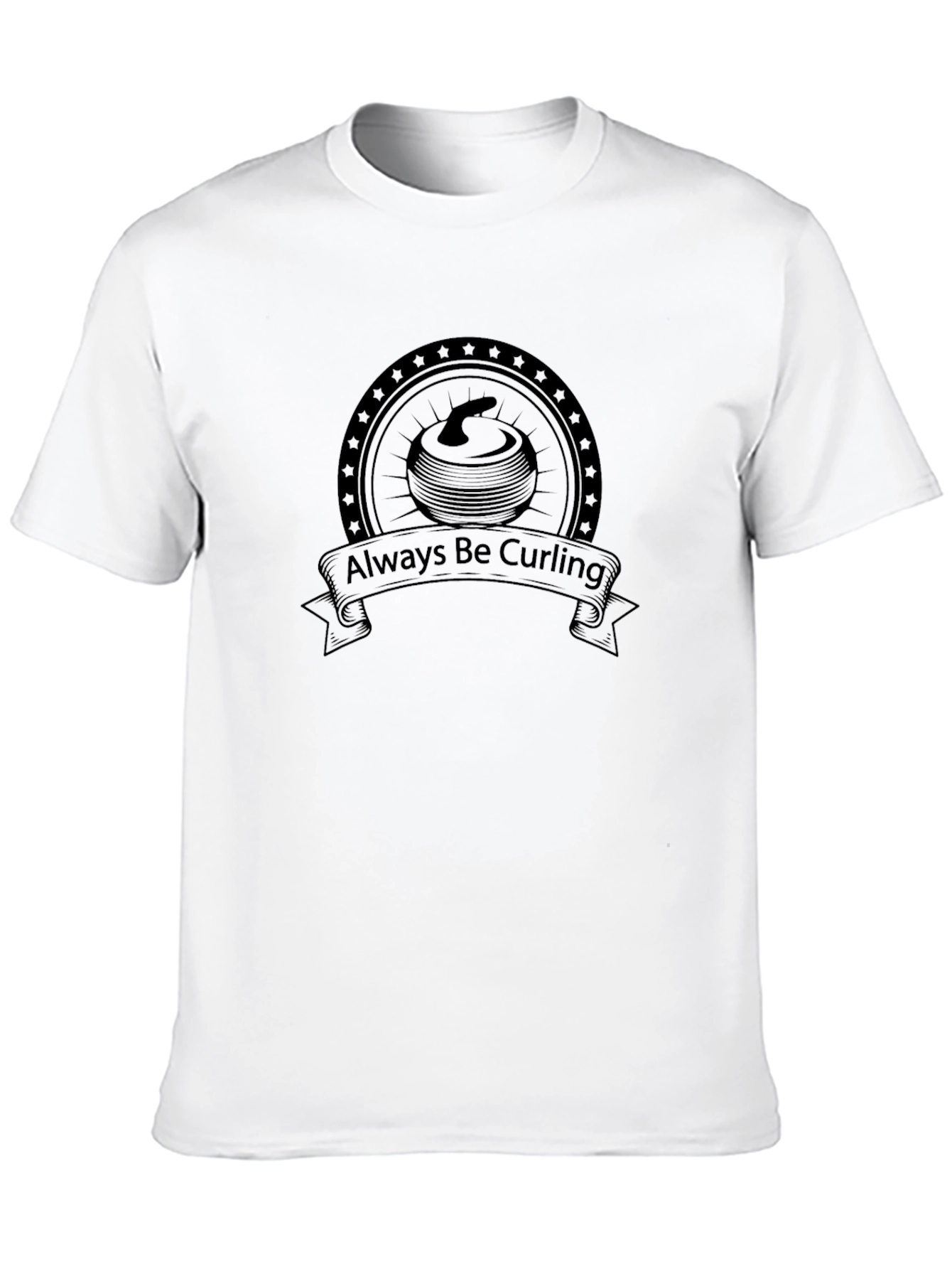 Always Be Curling Graphic T-Shirt