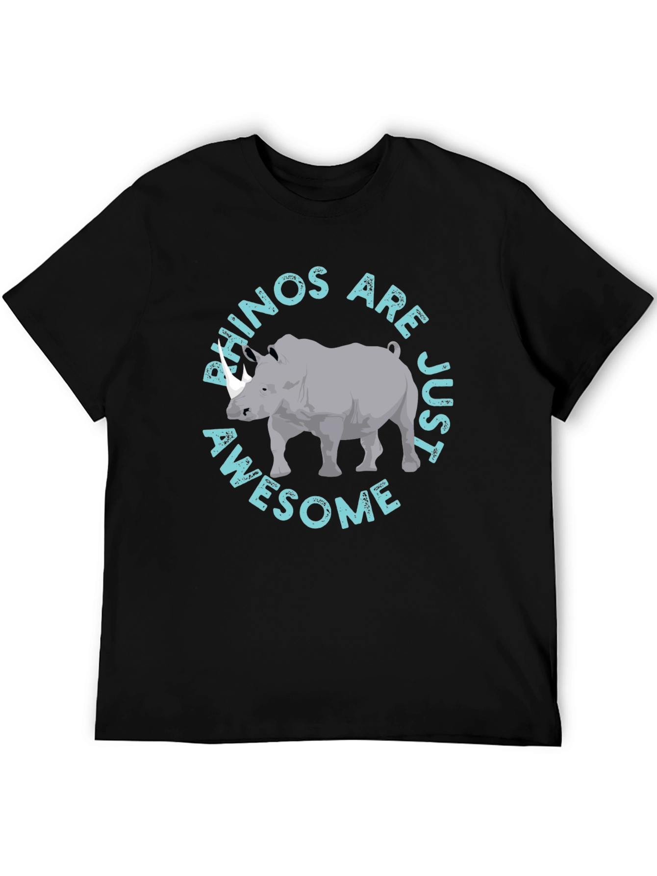 Rhino Awesome Graphic Print T-Shirt