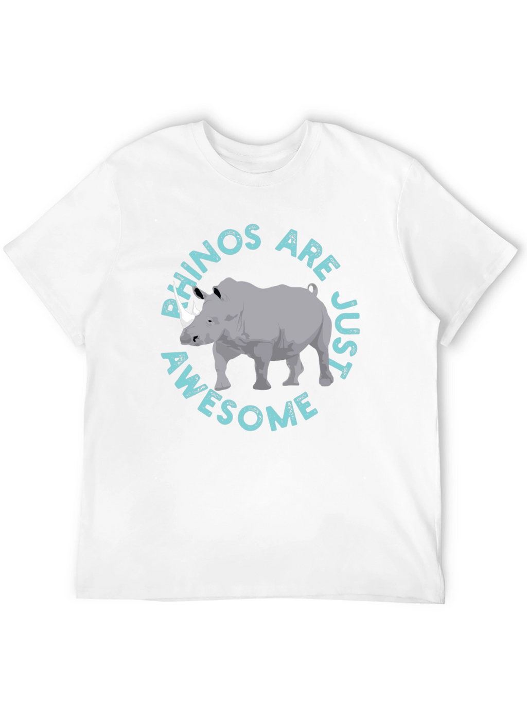 Rhino Awesome Graphic Print T-Shirt