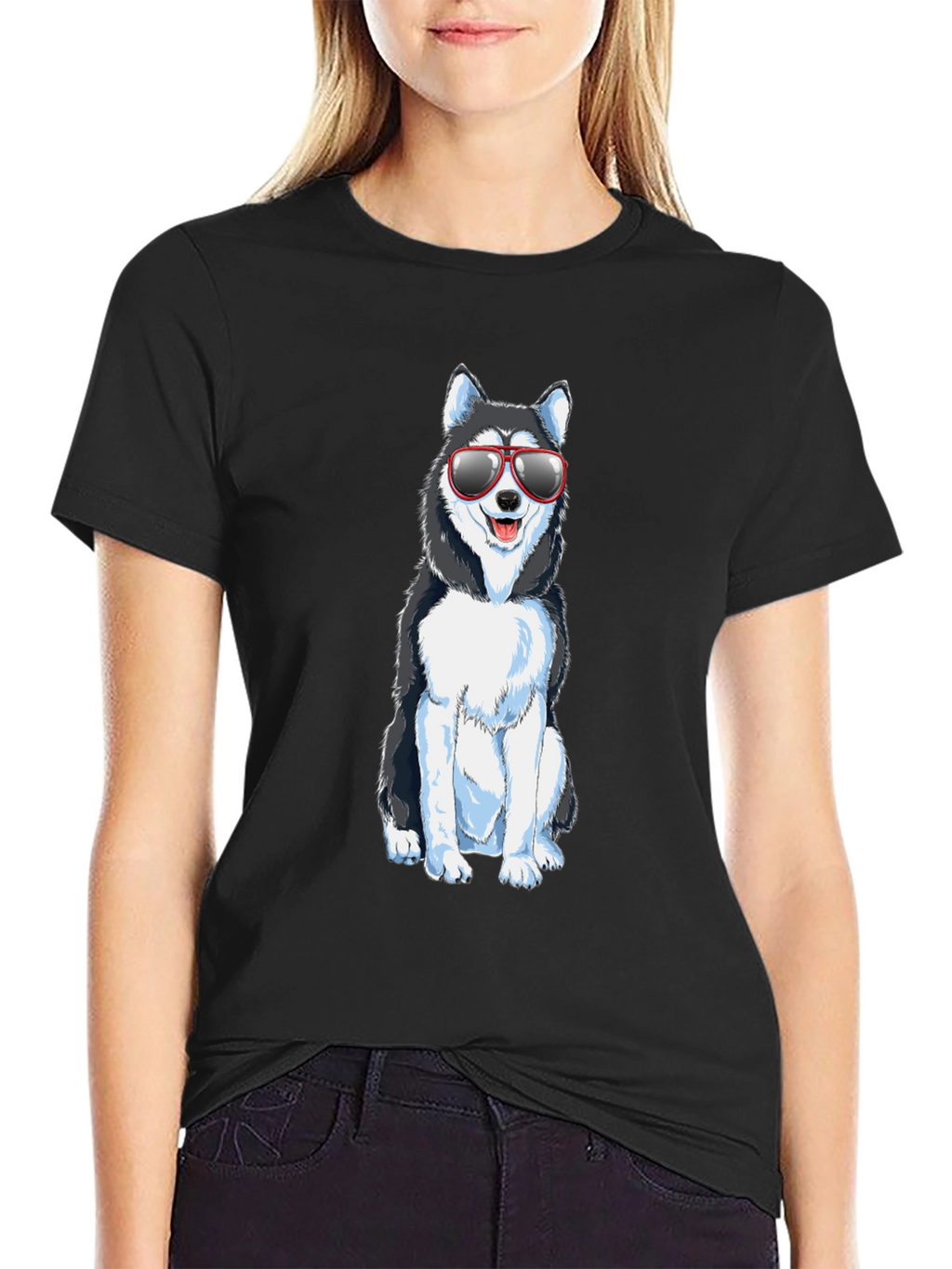 Cool Dog Graphic T-Shirt