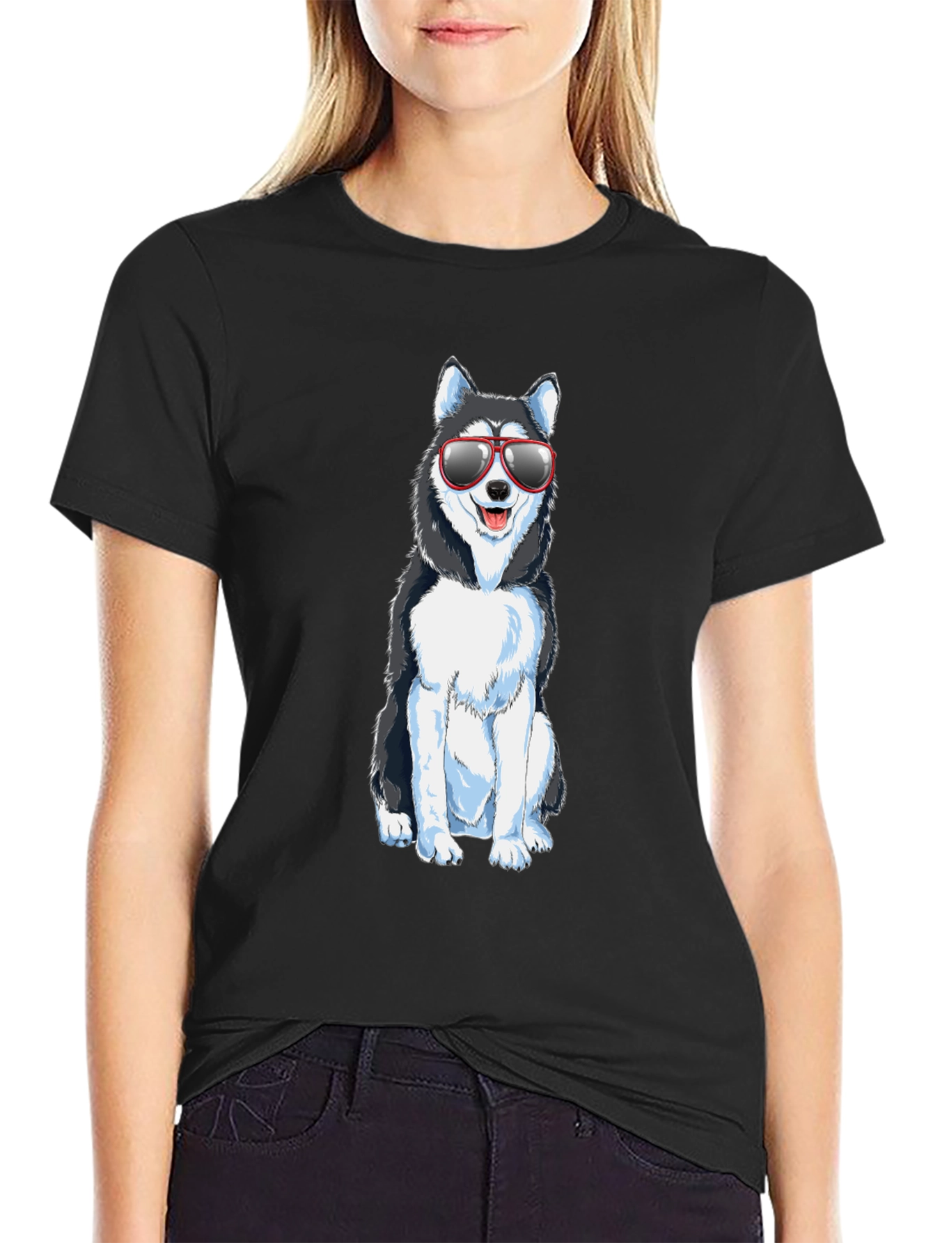Cool Dog Graphic T-Shirt