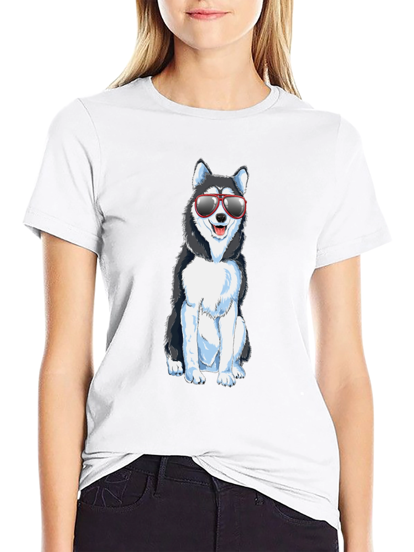 Cool Dog Graphic T-Shirt