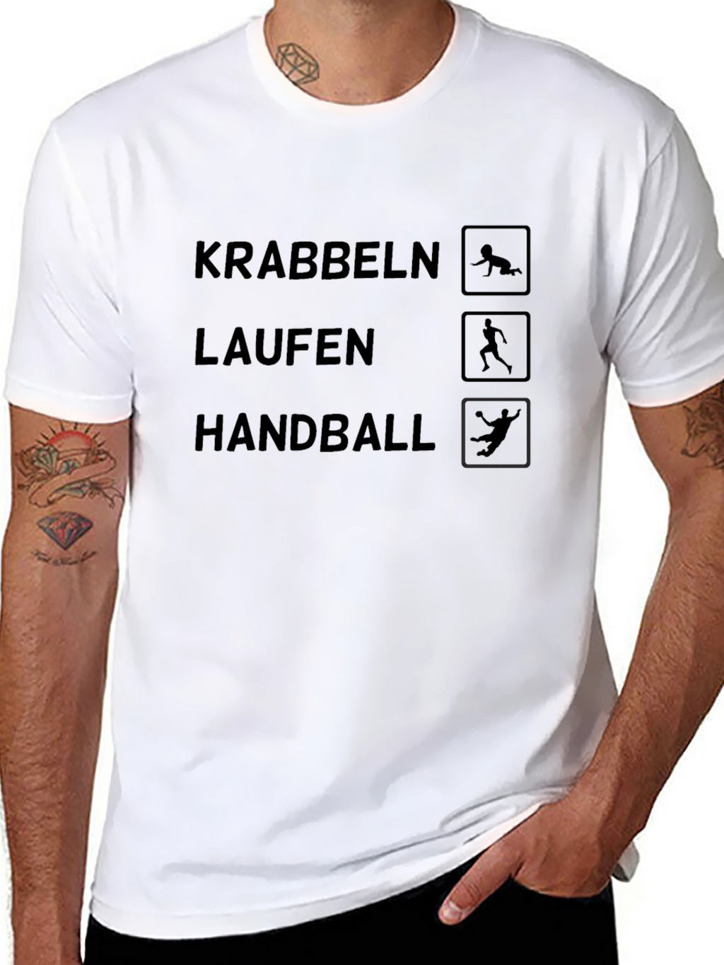 Handball Evolution T-Shirt - Crawl Walk Handball
