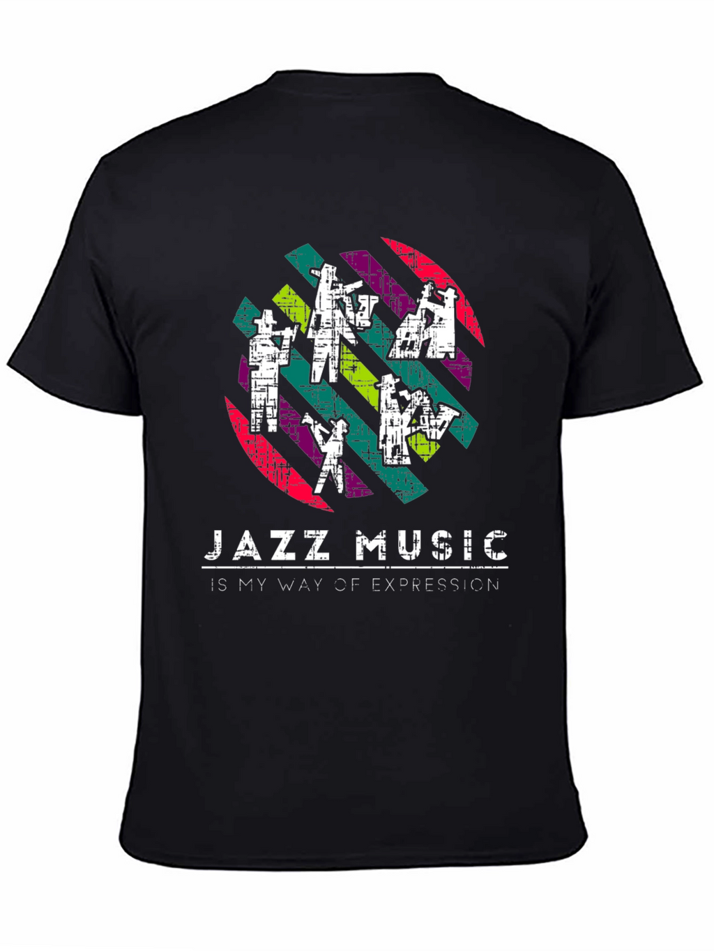 Retro Jazz Music Graphic T-Shirt