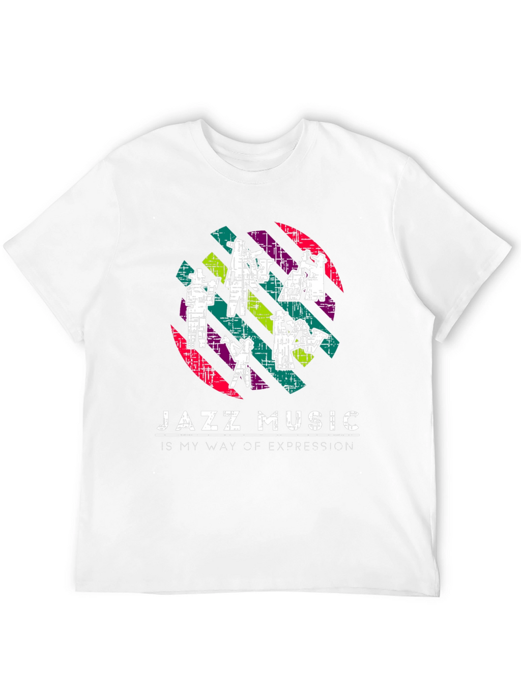 Retro Jazz Music Graphic T-Shirt