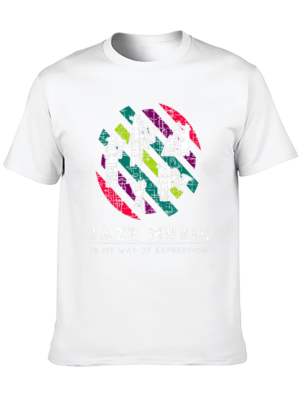 Retro Jazz Music Graphic T-Shirt