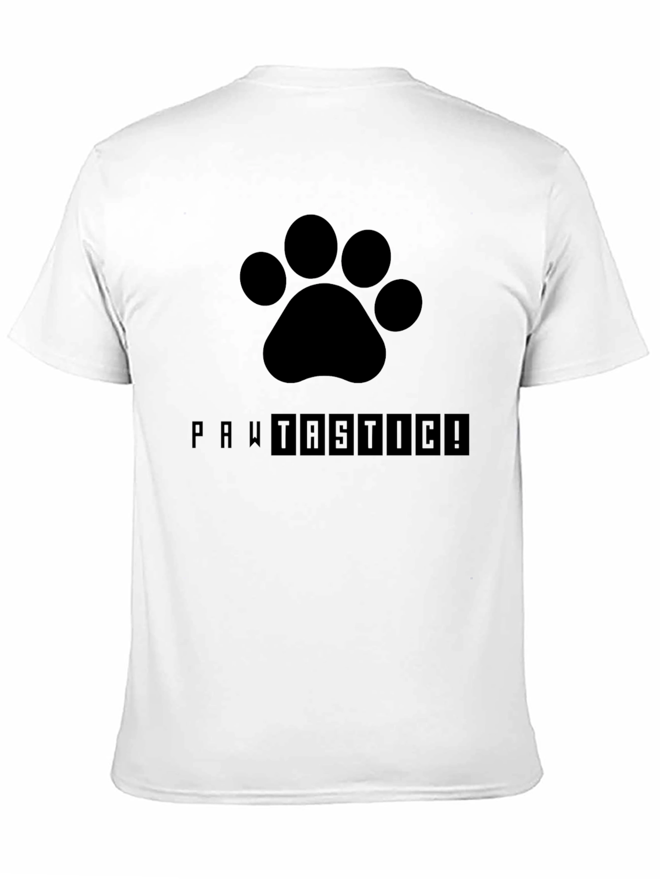 Pawtastic Black T-Shirt
