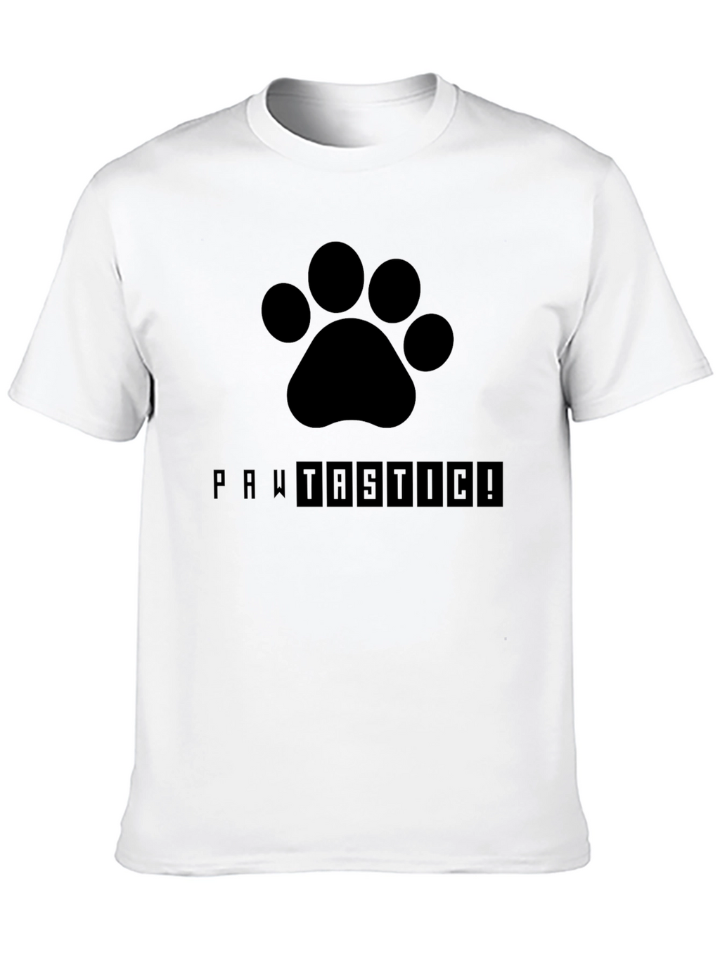 Pawtastic Black T-Shirt