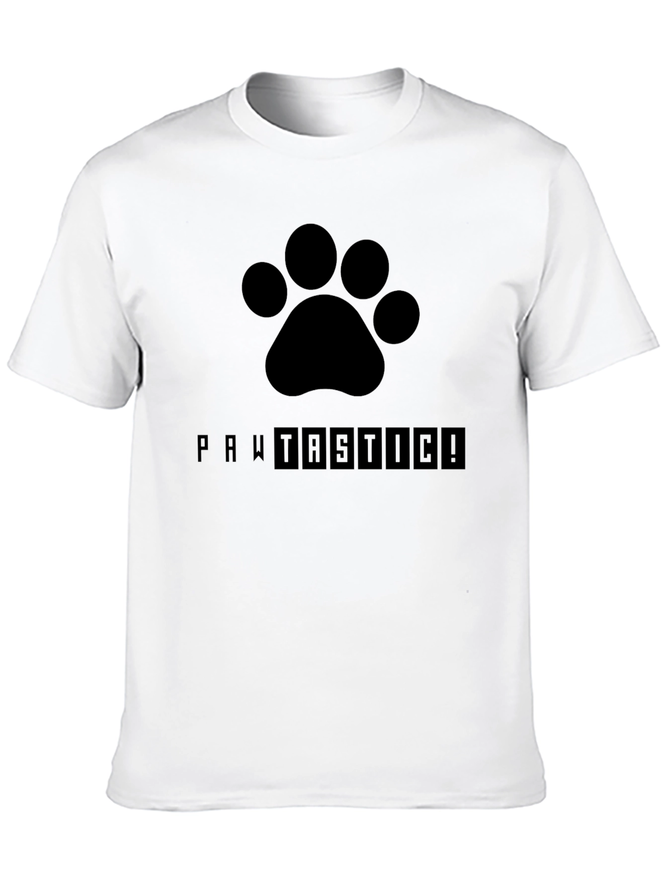 Pawtastic Black T-Shirt