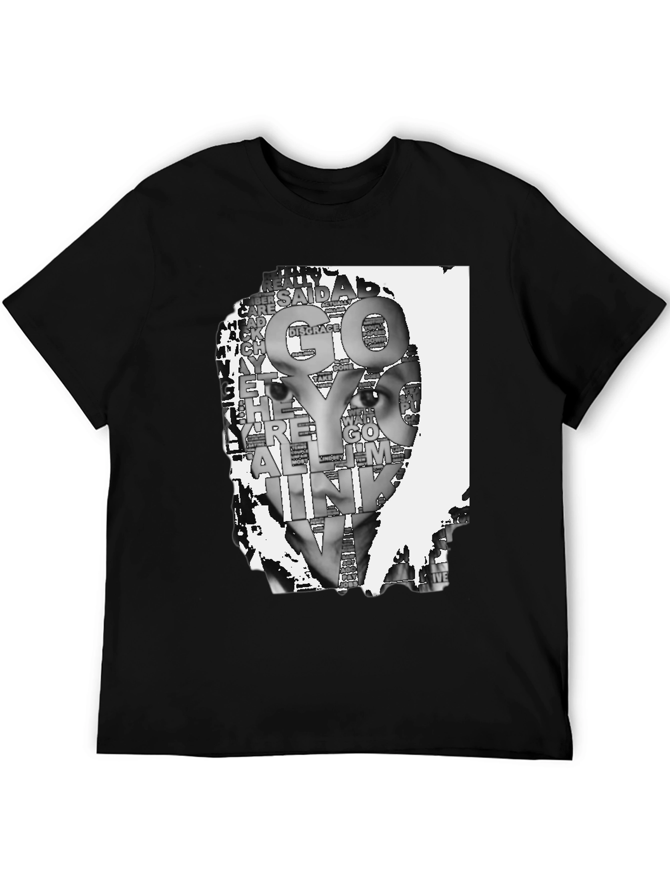 Go Live Graphic Black T-Shirt