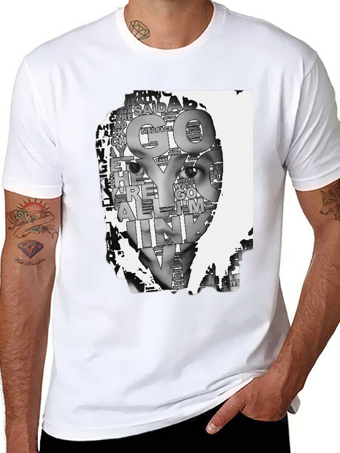 Go Live Graphic Black T-Shirt