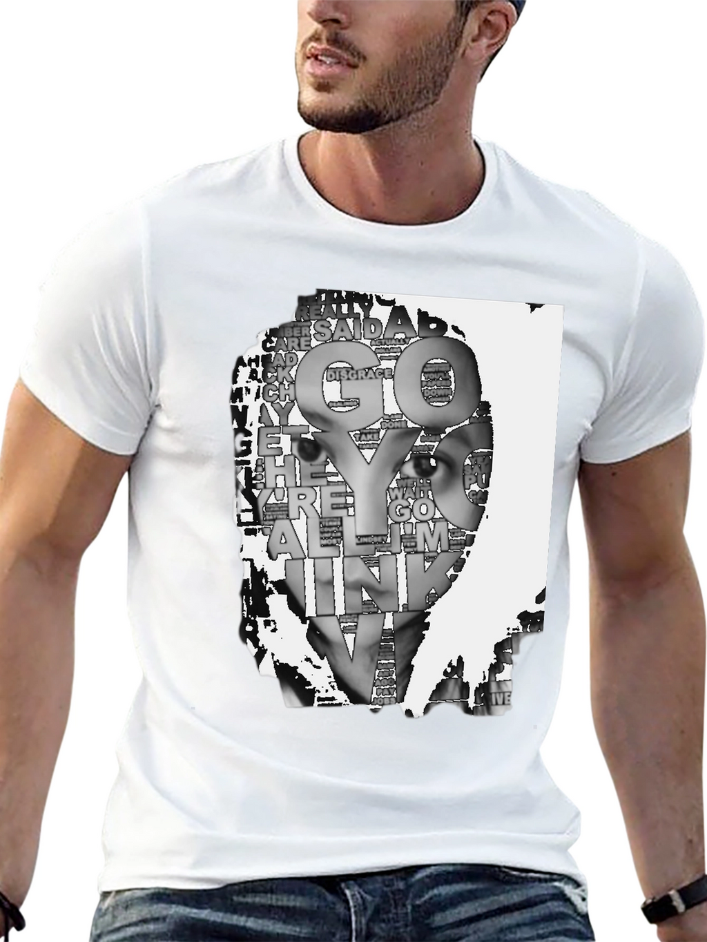Go Live Graphic Black T-Shirt