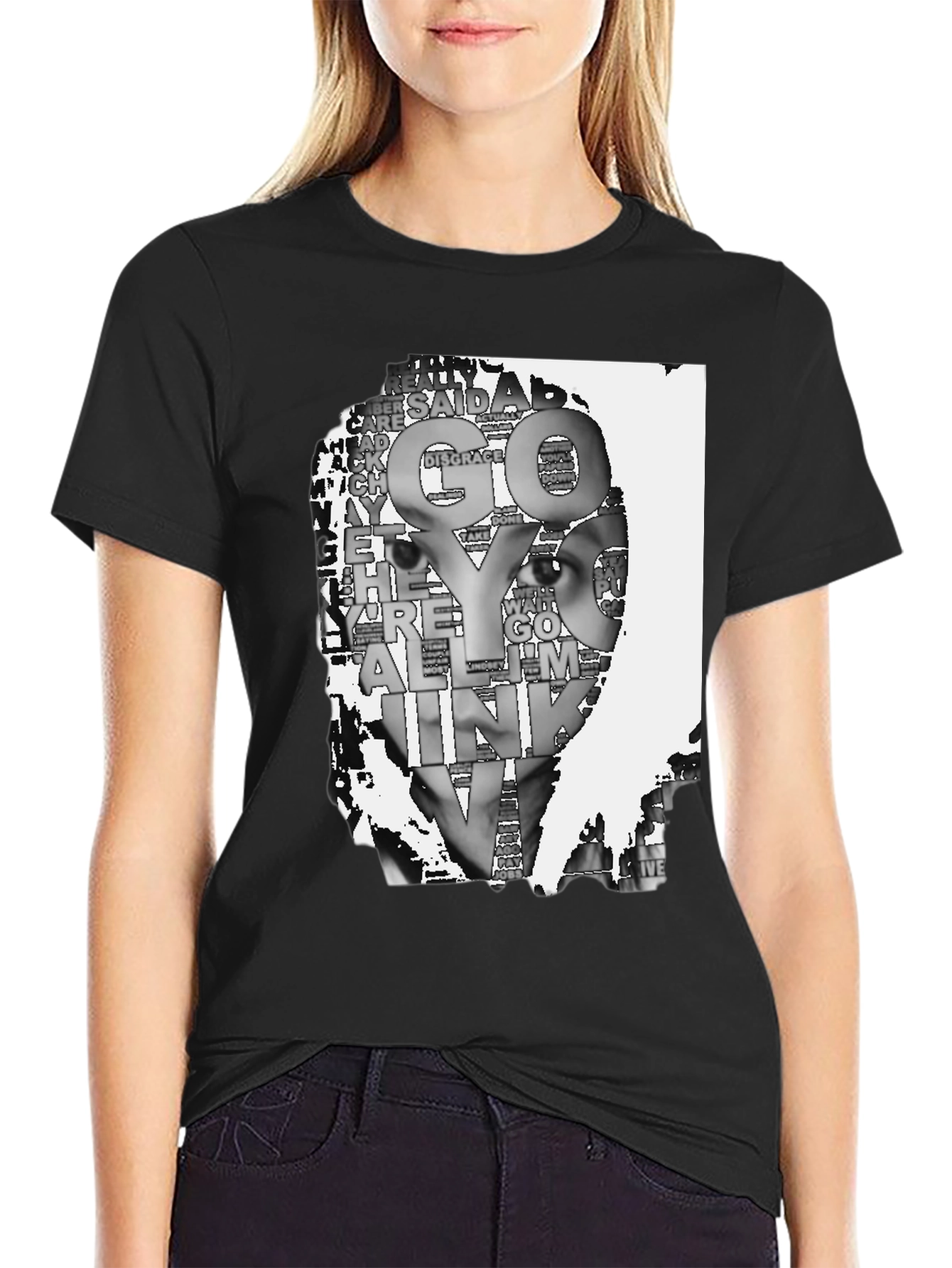 Go Live Graphic Black T-Shirt