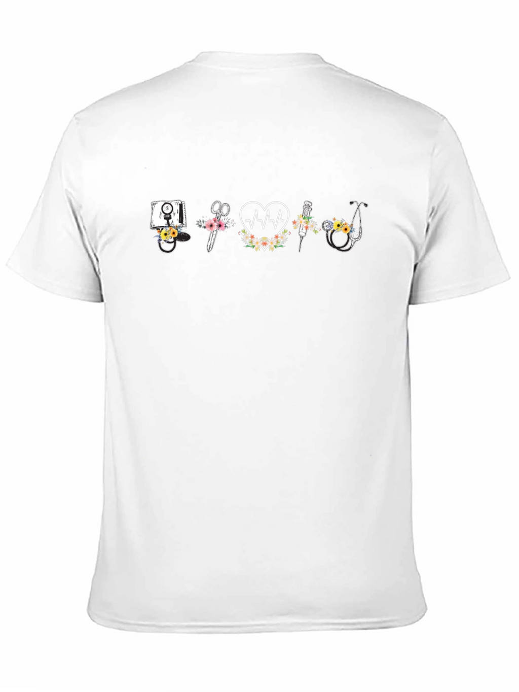 Floral Medical Tool Graphic Tee